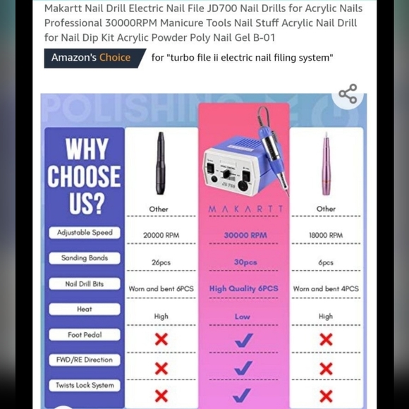 Electric Nail file Dremel - Picture 8 of 8